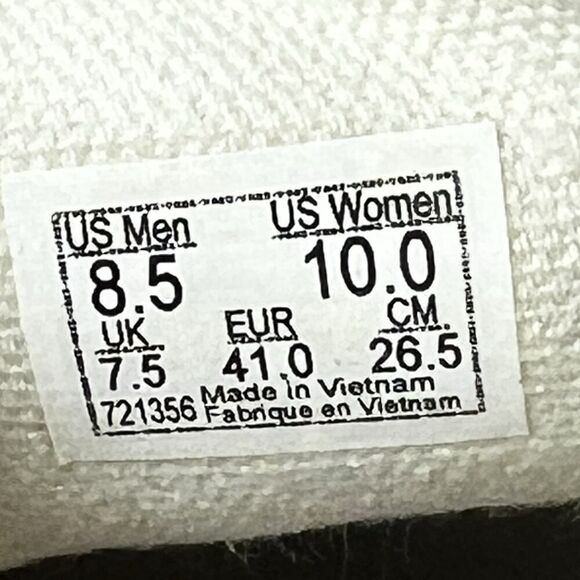 Vans Off The Wall Men 8.5 Slip On Skater Sneaker Shoe Sticker Mash-Up BMX Canvas - Picture 10 of 10